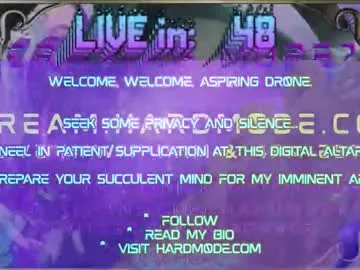 hardm0de — Initializing g00nbot.exe... {{ accept malicious code? }} cbt mindfuck joi asmr task cei brainwash c2c cerebral sensual hairyarmpits domme #findom #femdom #goth #chastity #mistress [Drain rate: 1 token
