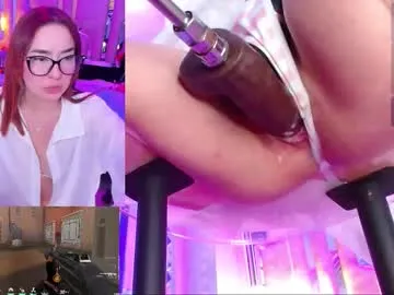 nicoleferrel — TAKING A BBC! #fuckmachine Control 3min  * Take all my #cum - Goal: * [216 tokens left] #redhead #skinny #18