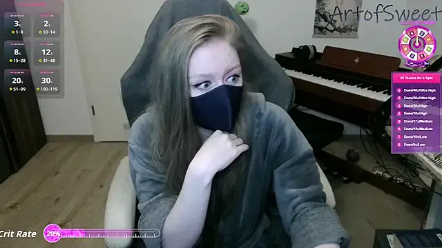 StripChat ArtofSweet is Freechat ArtofSweet — Playing Piano
